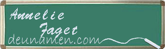 Annelie Faget Visitenkarte